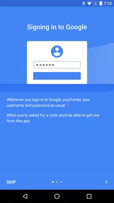 Google Authenticator android App screenshot 9