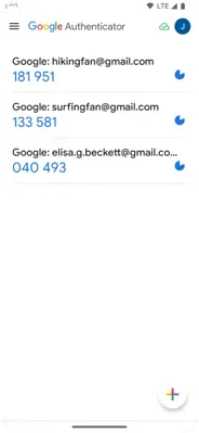 Google Authenticator android App screenshot 4