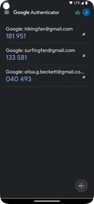 Google Authenticator android App screenshot 5