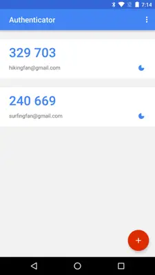 Google Authenticator android App screenshot 6